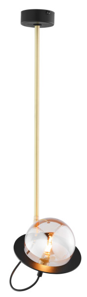Lampa sufitowa PLANET czarno-złota 1xG9x14W IP20 Jupiter 1004417