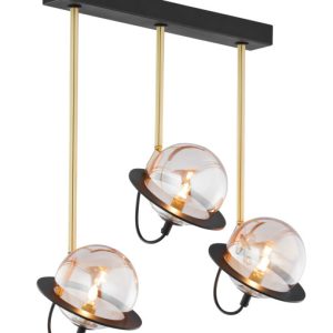 Lampa sufitowa PLANET czarno-złota 3xG9x14W IP20 Jupiter 1004518 Lampa sufitowa PLANET czarno-złota 3xG9x14W IP20 Jupiter 1004518
