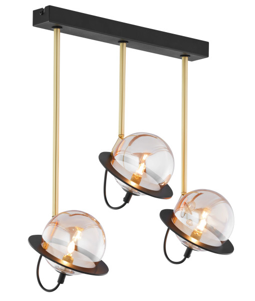 Lampa sufitowa PLANET czarno-złota 3xG9x14W IP20 Jupiter 1004518