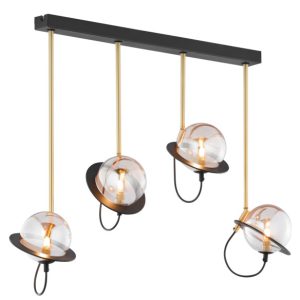 Lampa sufitowa PLANET czarno-złota 4xG9x14W IP20 Jupiter 1004507 Lampa sufitowa PLANET czarno-złota 4xG9x14W IP20 Jupiter 1004507