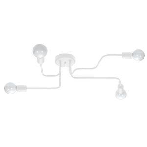 Lampa sufitowa PLANUM biała 4xE27x15W wym:15,5x78x58cm IP20 Pure Lume 1021187 Lampa sufitowa PLANUM biała 4xE27x15W wym:15,5x78x58cm IP20 Pure Lume 1021187