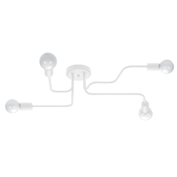Lampa sufitowa PLANUM biała 4xE27x15W wym:15,5x78x58cm IP20 Pure Lume 1021187