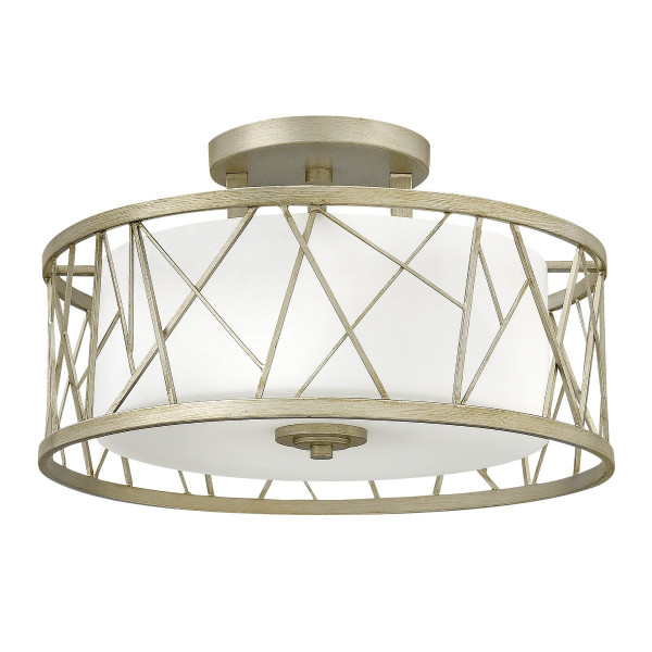 Lampa sufitowa płatki srebra Nest 3xE27x60W wym: 29,2x50,8x50,8 cm Hinkley 860504