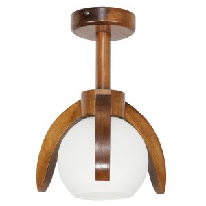 Lampa sufitowa pojedyncza drewniana retro EDYLIT 1xE27 RZEMYK 180/5 1047911 Lampa sufitowa pojedyncza drewniana retro EDYLIT 1xE27 RZEMYK 180/5 1047911