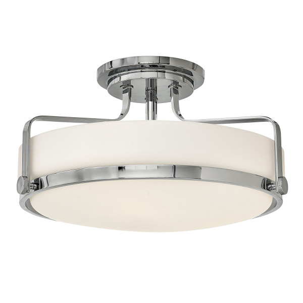 Lampa sufitowa polerowany chrom Harper 3xE27x60W Hinkley 863666
