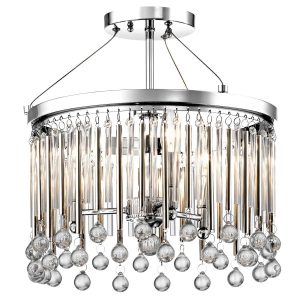 Lampa sufitowa polerowany chrom Piper 3xE14x60W Kichler 859293 Lampa sufitowa polerowany chrom Piper 3xE14x60W Kichler 859293