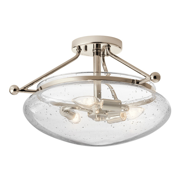 Lampa sufitowa polerowany nikiel Belle 3xE14x40W Quintiesse 859317