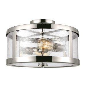 Lampa sufitowa polerowany nikiel Harrow 2xE27x60W Feiss 860197 Lampa sufitowa polerowany nikiel Harrow 2xE27x60W Feiss 860197