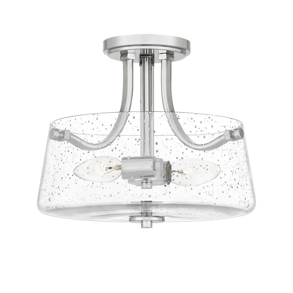 Lampa sufitowa polerowany nikiel Hollister 2xE27x60W Quoizel 864204