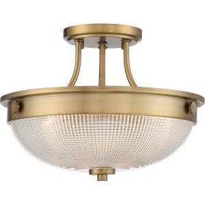 Lampa sufitowa postarzany mosiądz Mantle 2xE27x60W Quoizel 863929 Lampa sufitowa postarzany mosiądz Mantle 2xE27x60W Quoizel 863929