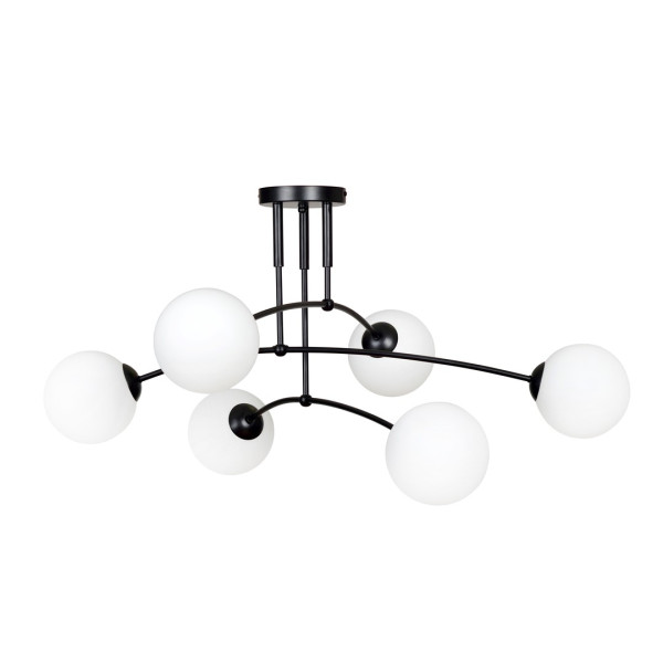 Lampa Sufitowa Pregos 6 Black 751634
