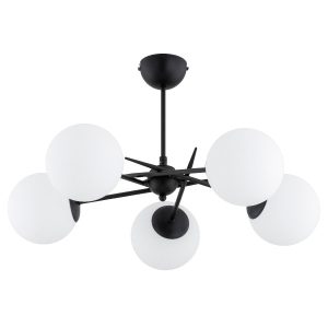 Lampa sufitowa PRIMERY czarno-biała 5xE14x10W IP20 Alfa 942403 Lampa sufitowa PRIMERY czarno-biała 5xE14x10W IP20 Alfa 942403