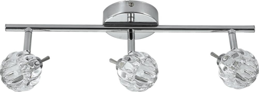 Lampa sufitowa przezroczysto-chromowana BOMBOLA 3xG9x40W Candellux 924344