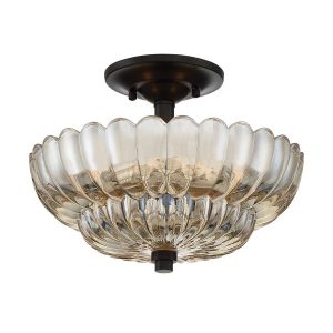 Lampa sufitowa przezroczysto-kakaowy brąz WHITECAP 3xE14x40W Quoizel 860278 Lampa sufitowa przezroczysto-kakaowy brąz WHITECAP 3xE14x40W Quoizel 860278