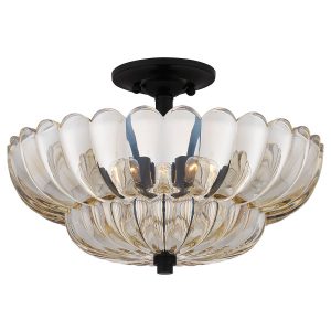 Lampa sufitowa przezroczysto-kakaowy brąz WHITECAP 4xE14x40W Quoizel 859254 Lampa sufitowa przezroczysto-kakaowy brąz WHITECAP 4xE14x40W Quoizel 859254