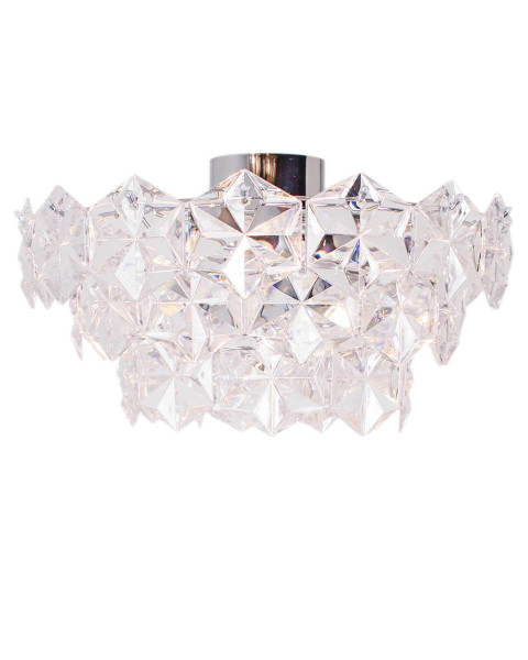 Lampa sufitowa przezroczysty Monarque 3xE27x40W wym: 28x51x51 cm By Rydens 860617
