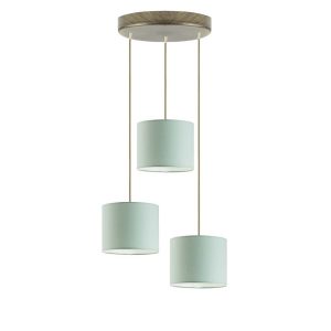 Lampa sufitowa PUEBLO 3 punkty Stare złoto/ Miętowy 949359 Lampa sufitowa PUEBLO 3 punkty Stare złoto/ Miętowy 949359