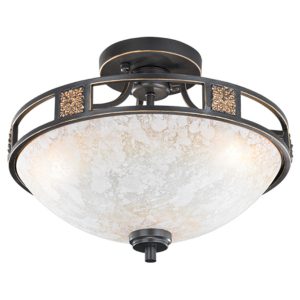Lampa sufitowa QUINTA miedziano-biała-czarna 3xE27x60W IP20 Trio 942388 Lampa sufitowa QUINTA miedziano-biała-czarna 3xE27x60W IP20 Trio 942388