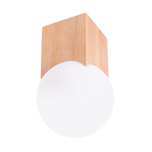Lampa sufitowa RADIUM naturalne drewno-biała 1xG9x8W IP20 Pure Lume 1020316 Lampa sufitowa RADIUM naturalne drewno-biała 1xG9x8W IP20 Pure Lume 1020316
