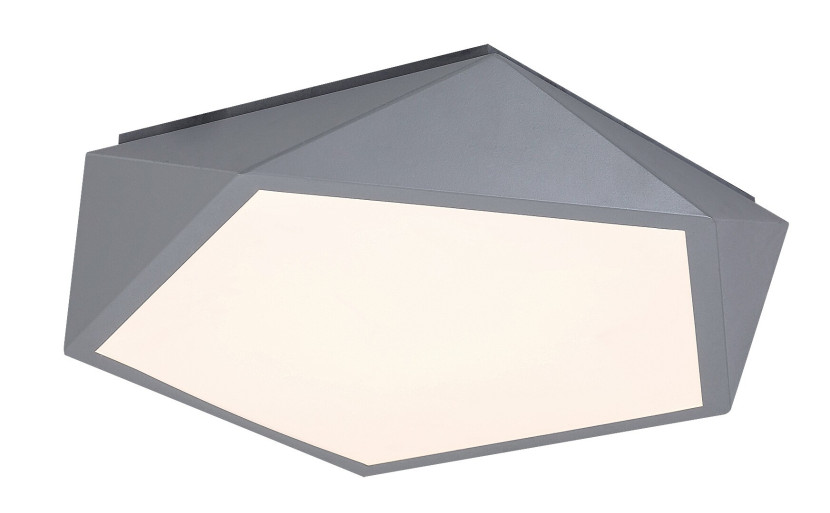 Lampa sufitowa RAFFA popielato-biała LED 1x30W Ciepła biel 1000lm Rabalux 859341