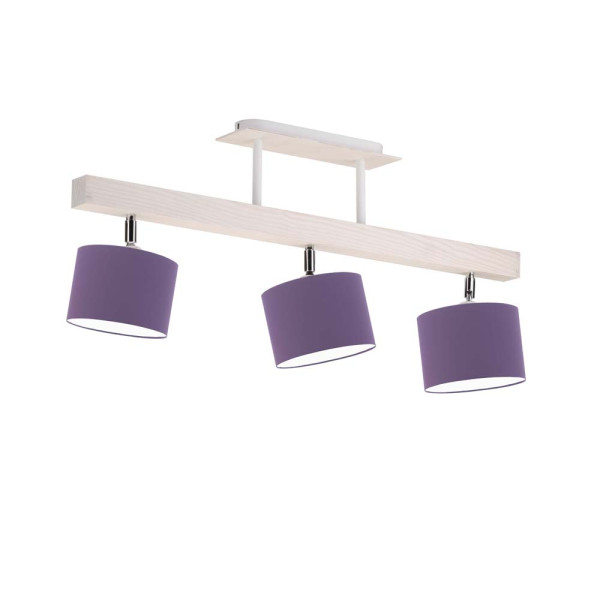 Lampa sufitowa regulowana HOLLYWOOD Biały - Fioletowy 962292