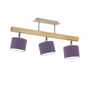 Lampa sufitowa regulowana HOLLYWOOD Dąb – Fioletowy 962286 Lampa sufitowa regulowana HOLLYWOOD Dąb – Fioletowy 962286