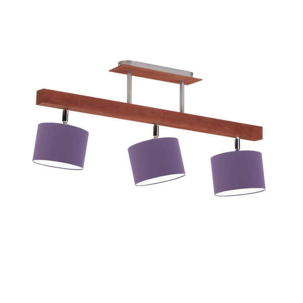 Lampa sufitowa regulowana HOLLYWOOD Mahoń - Fioletowy 962287