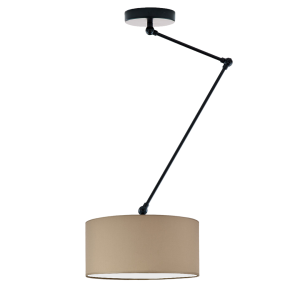 Lampa sufitowa regulowana NEWA loft do sypialni Czarny/ Beżowy 905195 Lampa sufitowa regulowana NEWA loft do sypialni Czarny/ Beżowy 905195