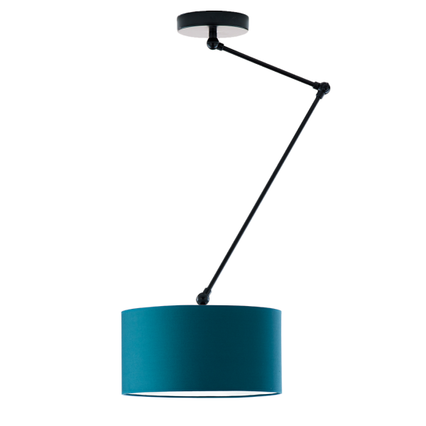 Lampa sufitowa regulowana NEWA loft industrialna Czarny/ Morski 905216