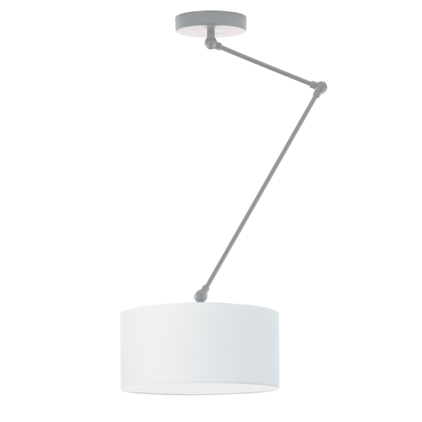 Lampa sufitowa regulowana NEWA nowoczesna loft Srebrny/ Biały 905220