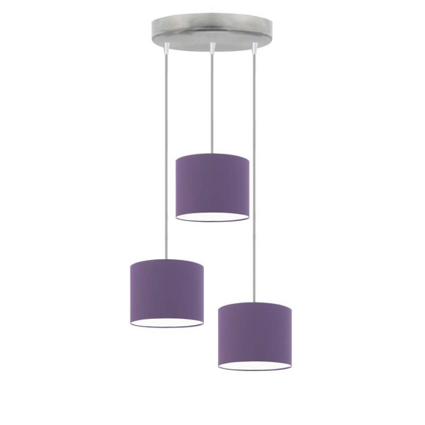 Lampa sufitowa regulowana PUEBLO Srebrny/ Fioletowy 963802