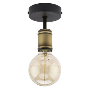 Lampa sufitowa RETRO czarny-patyna metal E27 16 cm 1068312 Lampa sufitowa RETRO czarny-patyna metal E27 16 cm 1068312