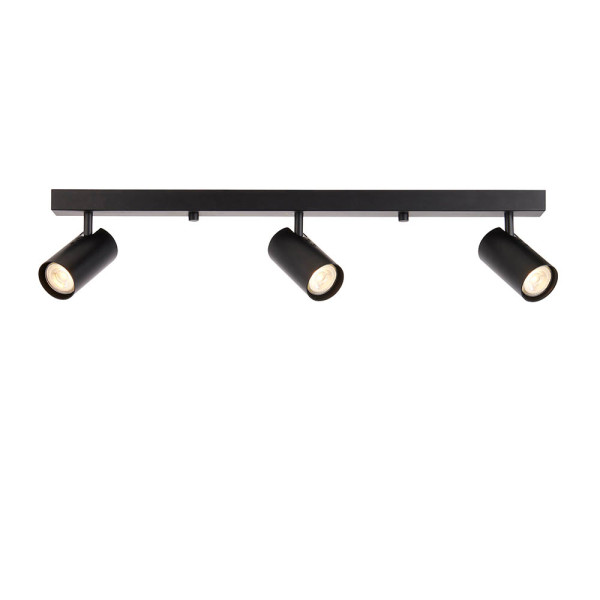 Lampa sufitowa REZ czarna matowa 3xGU10x7W wym:11,6x70x20cm IP20 Endon 1020336
