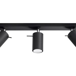 Lampa sufitowa Ring 3 -punktowy spot stalowy czarny 32444 Lampa sufitowa Ring 3 -punktowy spot stalowy czarny 32444