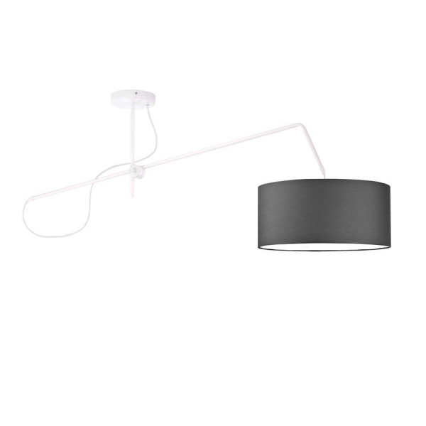 Lampa sufitowa RIO Biały - Grafitowy 856550