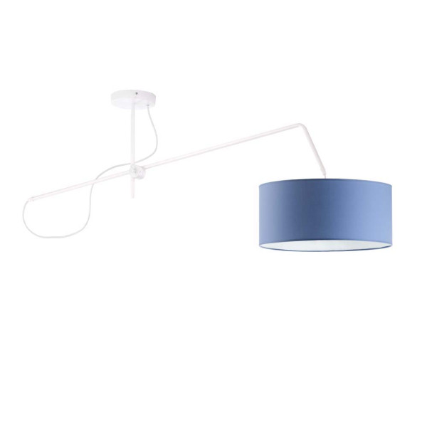 Lampa sufitowa RIO Biały - Niebieski 856508