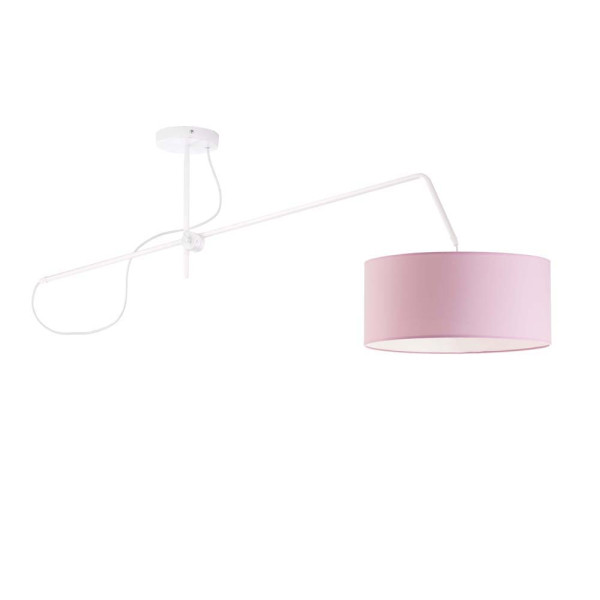 Lampa sufitowa RIO Biały - Różowy 856497