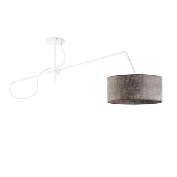 Lampa sufitowa RIO Biały - Szary Melanż (Beton) 857856