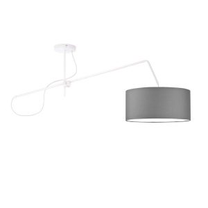 Lampa sufitowa RIO Biały – Szary Stalowy 856431