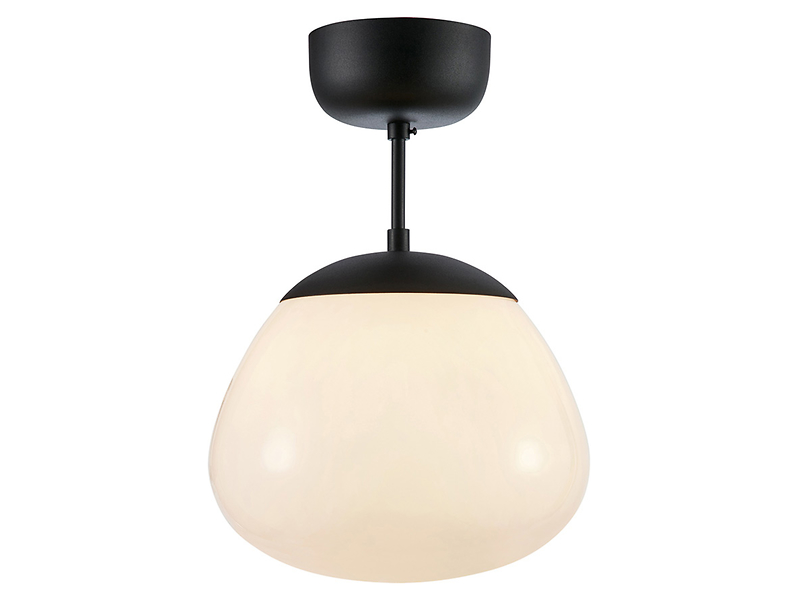 Lampa sufitowa Rise metalowa czarno-biała 57556