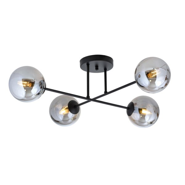 Lampa Sufitowa Roma 4 Bl Grafit 767364