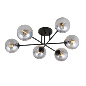 Lampa Sufitowa Roma 6 Bl Grafit 767368 Lampa Sufitowa Roma 6 Bl Grafit 767368