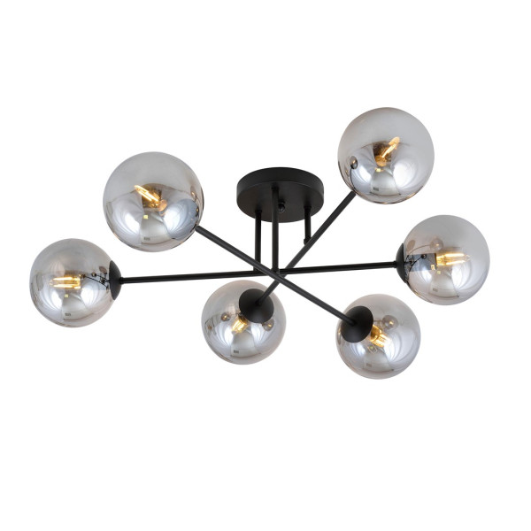 Lampa Sufitowa Roma 6 Bl Grafit 767368