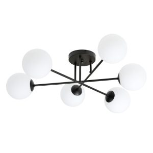 Lampa Sufitowa Roma 6 Bl Opal 767388 Lampa Sufitowa Roma 6 Bl Opal 767388