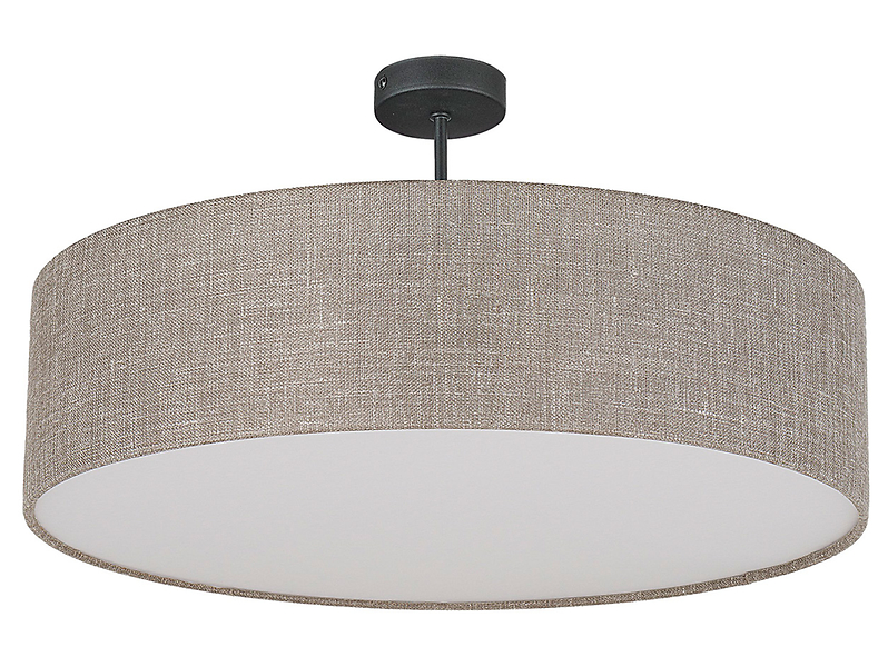 Lampa sufitowa Rondo 4-punktowa tkaninowa beżowa 57520