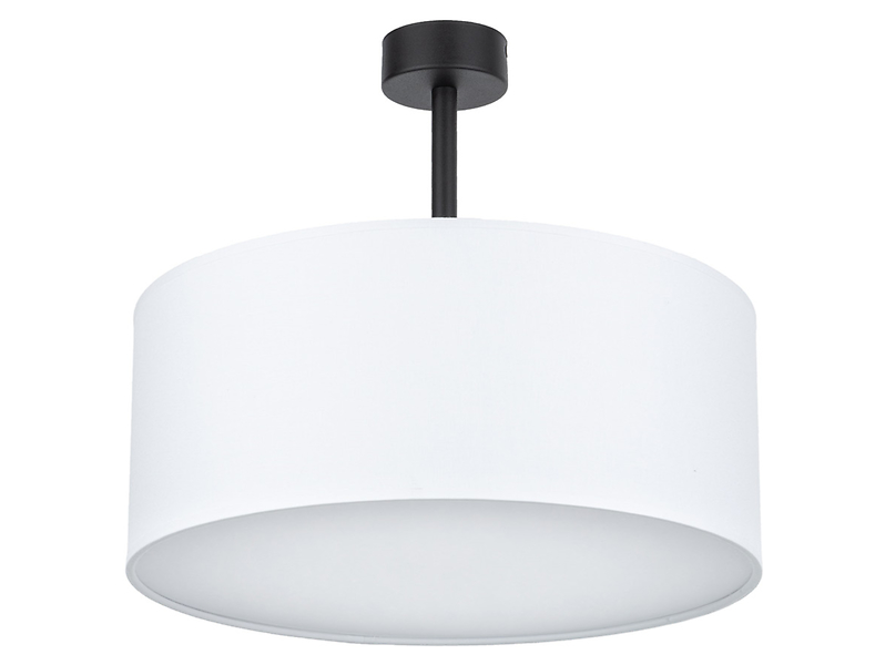 Lampa sufitowa Rondo 4-punktowa tkaninowa biała 57495