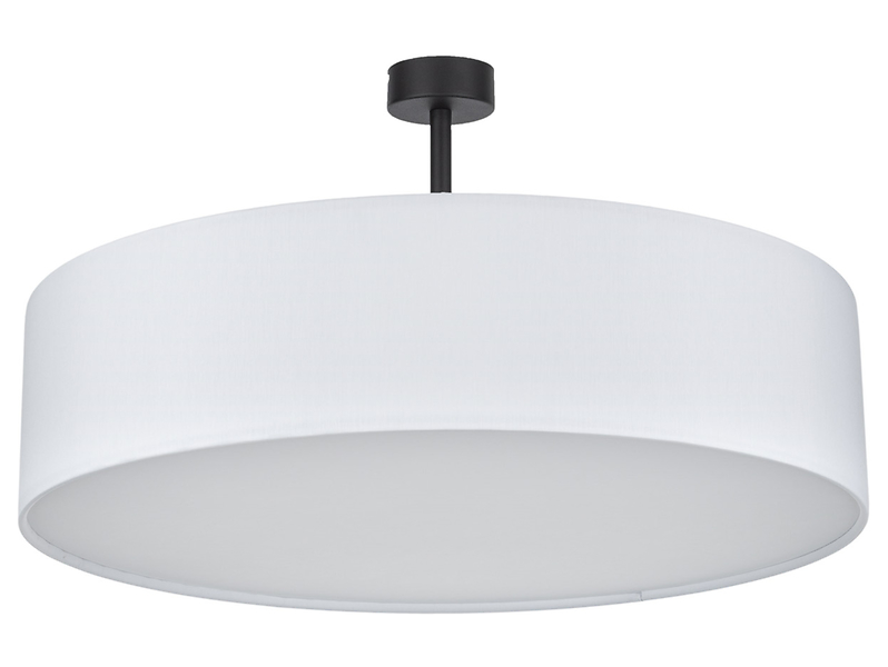 Lampa sufitowa Rondo 4-punktowa tkaninowa biała 57496