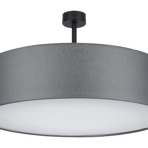 Lampa sufitowa Rondo 4-punktowa tkaninowa szara 57519 Lampa sufitowa Rondo 4-punktowa tkaninowa szara 57519