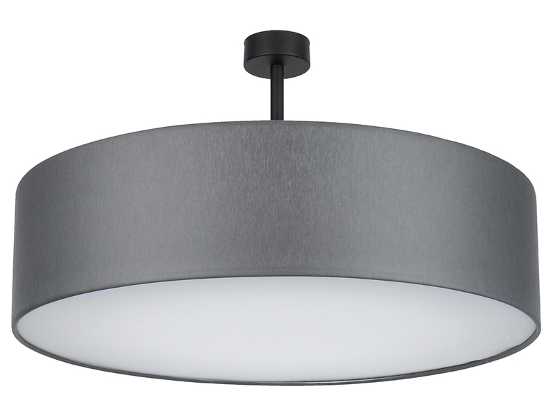 Lampa sufitowa Rondo 4-punktowa tkaninowa szara 57519