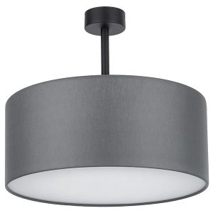 Lampa sufitowa Rondo 4-punktowa tkaninowa szara 57518 Lampa sufitowa Rondo 4-punktowa tkaninowa szara 57518